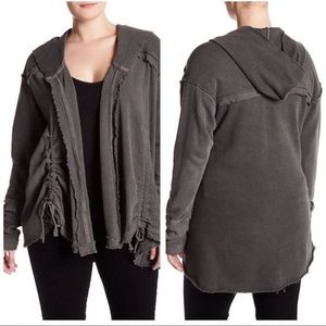 Bobeau Open Front Cardigan